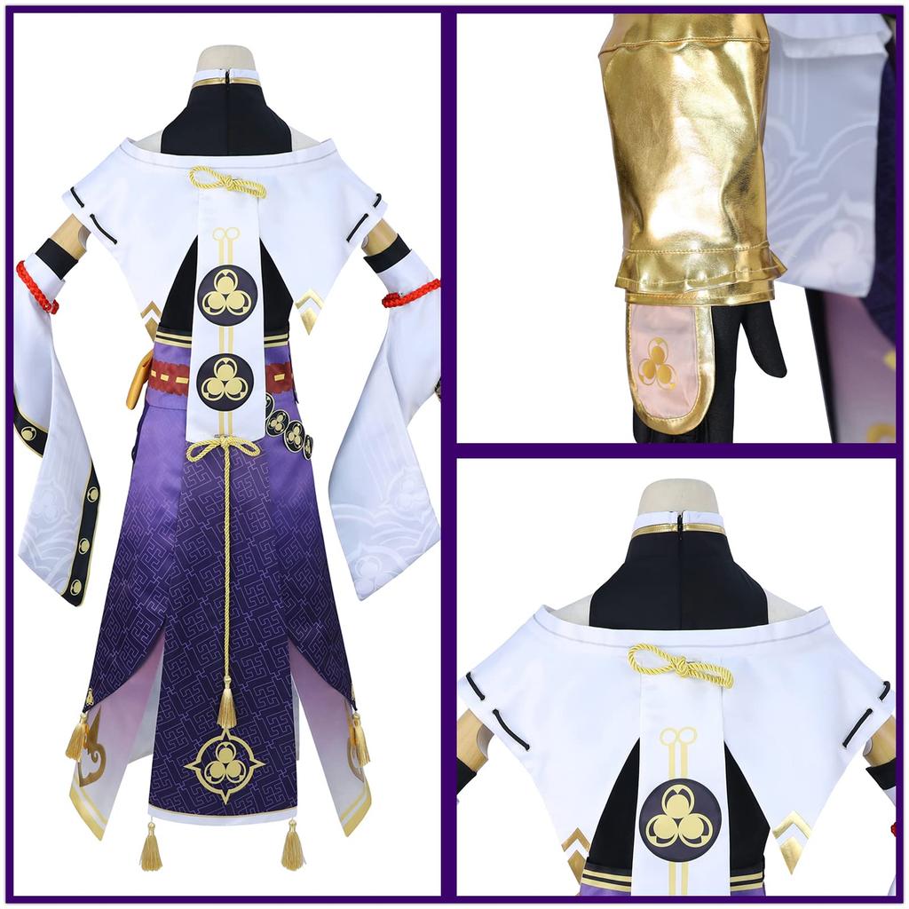 Genshin Impact Inazuma Kujo Sara Cosplay Kuroba Nariyabura Kujo Sara Cosplay Costume Genshin Impact Style Kujo Sara Cosplay Sara No Size [NOKIJP] (No