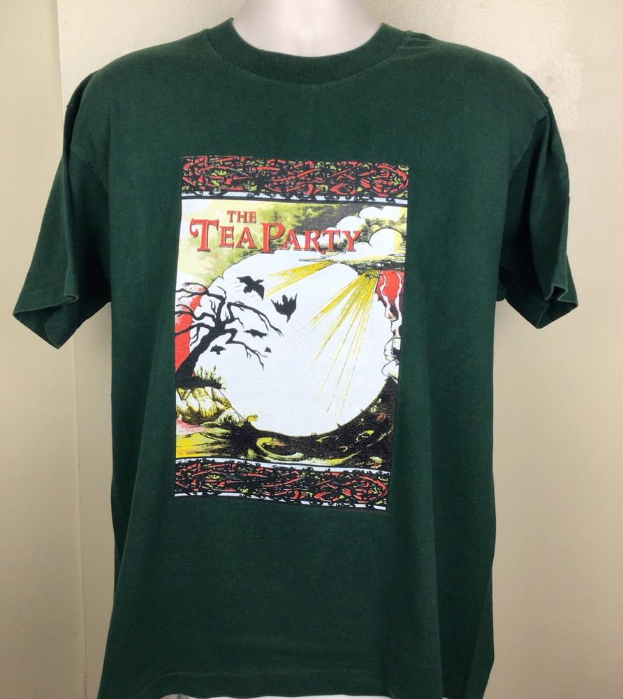 VTG The Tea Party Band Concert Heavy Cotton Green S-5XL T Shirt For Men SE918 Unisex T-Shirt S