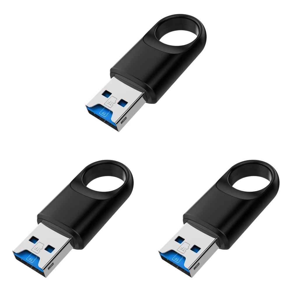 1-5PCS Memory Card Reader Adapter USB 3.0 High Speed Flash Memory Card Adapter Hub for TF SD PC Computer Laptop