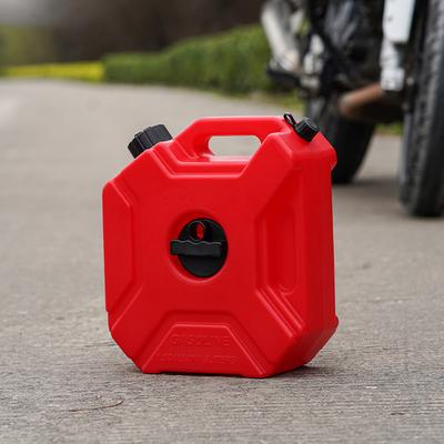 1.3 Gallon Gas Tank, 5L Portable Backup Oil Can with Lock and Keys Fits for Motorcycle SUV ATV Most
