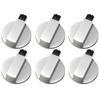 Reliable Performance Rotary Switch Control Knobs for Gas Stove Oven Set of 6
