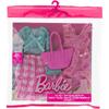 Barbie Fashion 2-Pack Flower Dress and Pants Set Doll Clothes and Accessories for 3 Years and Up Pink HRH43