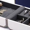 Mini Jewelry Organizer Durable Storage Box for Women Travel Display Holder Portable Necklace Travel Organizer for Women