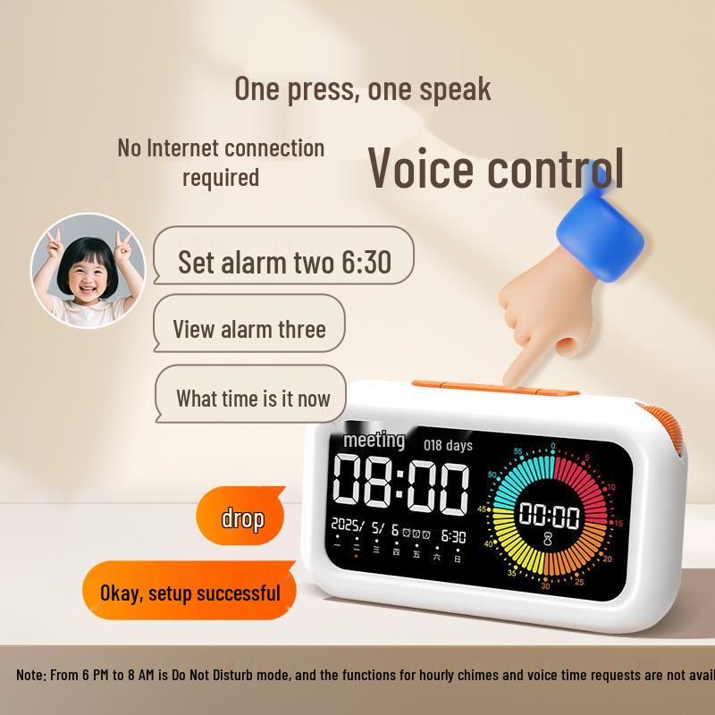 Primary School Master Smart Voice Silent Learning Timer for Children