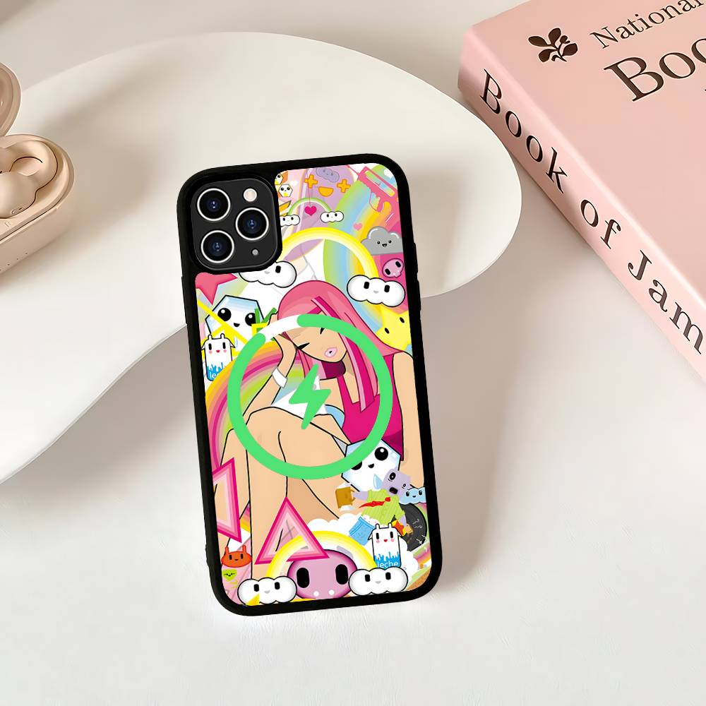 Character T-tokidoki For Magsafe Magnetic Phone Case Wireless PC+TPU For IPhone 11 12 13 14 15 16 17 Pro Max Plus