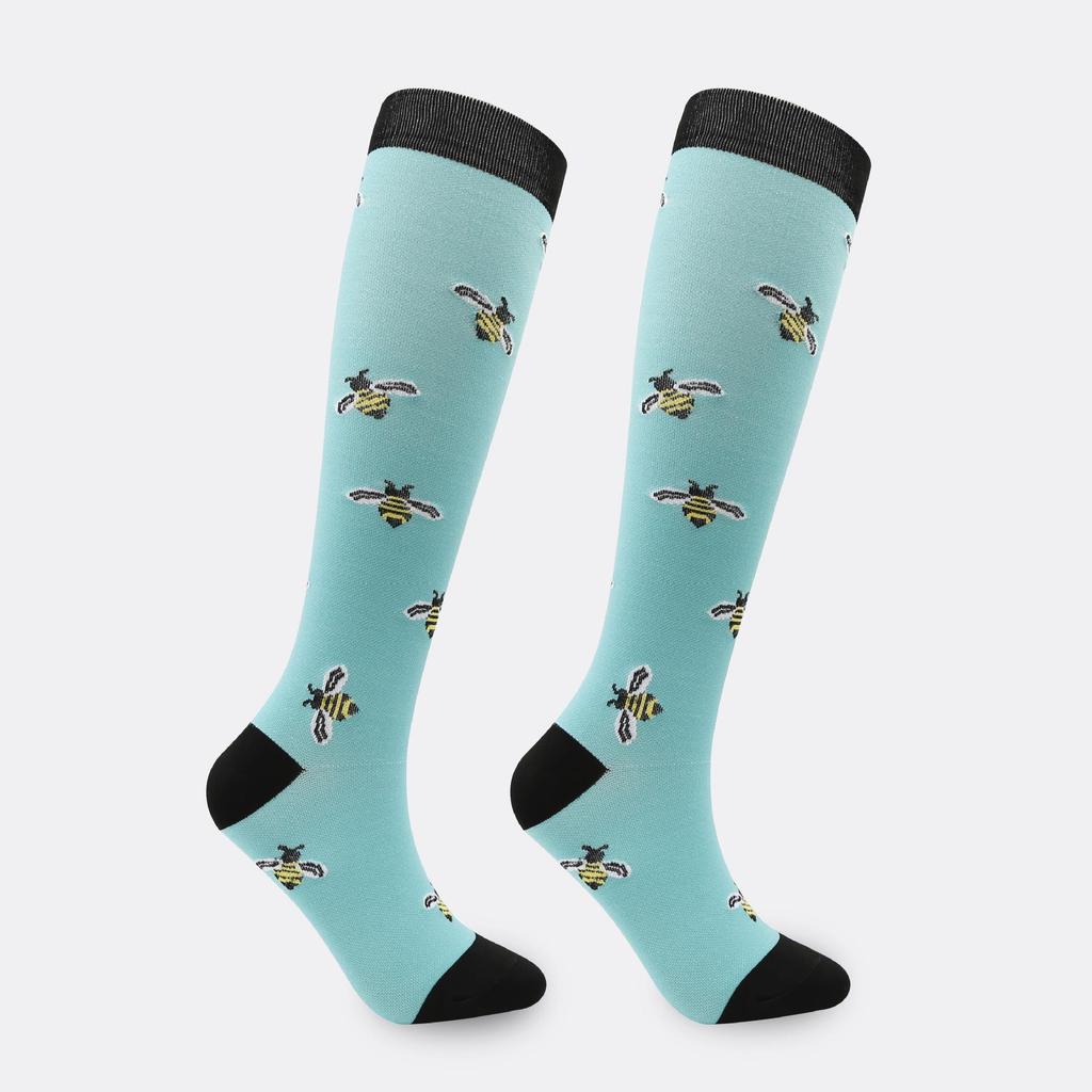 33 Styles: Sports Compression Long Socks - Elastic & Colored