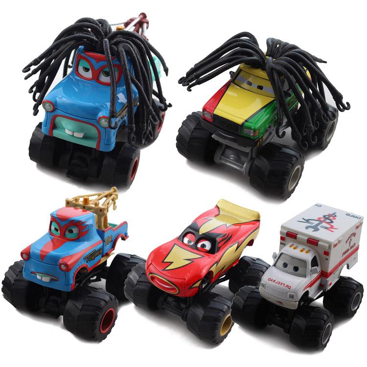 Pixar Cars 3 Big Wheels Lightning Mcqueen Black Storm Jackson Mater Cruz Metal Diecast Model Toys Car Birthday Gift