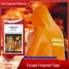 Fireproof Escape Cape: Heat-Insulating, Flame-Resistant Cloak for Adults & Kids