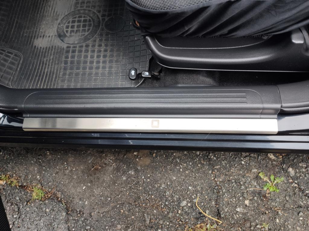 Door Sill Trims Carmos (4 Pcs, Stainless Steel) for Chevrolet Aveo T250 2005-2011