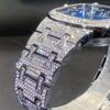 Luxury Diamond Watch for Men Hip Hop Style Bling Iced Out Wristwatch Fashion Square Steel Waterproof Clock