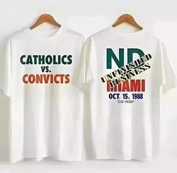 SALE!!! Catholics Vs Convicts 1988 Vintage T-Shirt Unisex T-Shirt S