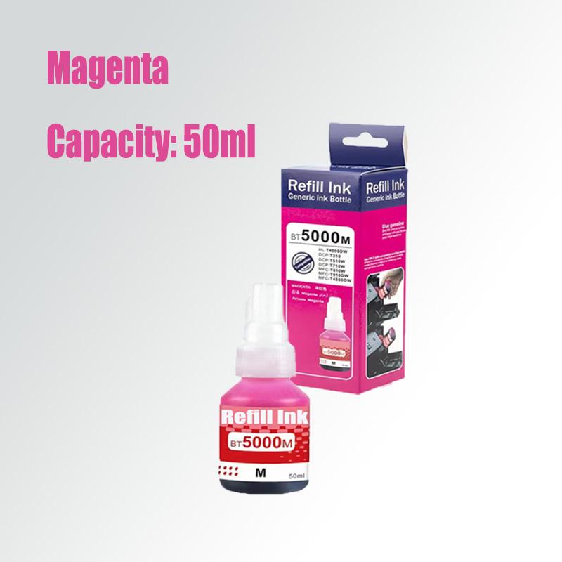 BT5009 BT5000 BT6000 Refill Dye Ink For Brother DCP-T220 T300 T310 T500W T420W T425W T426W T428W T510W T520W T700W Printers Ink