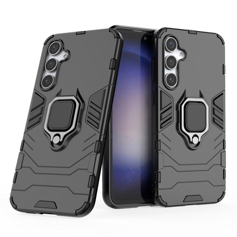For Samsung S23 FE Case Cover Samsung Galaxy S23 FE Capas PC Shockproof Armor Stand Ring Magnetic Holder Case For Samsung S23 FE