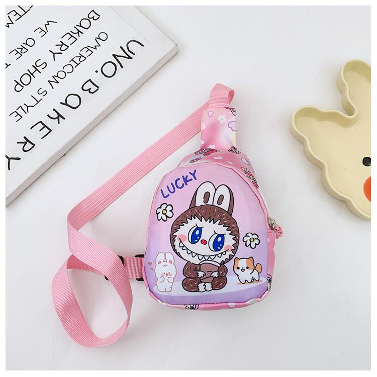 Printed Crossbody Shoulder Chest Bags Children Cartoon Gifts Outdoor