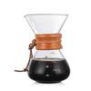 YOMDID 400ml Heat Resistant Manual Coffee Pot Practical Coffee Maker Paperless Reusable Stainless Steel Filter Glass Coffee Pot