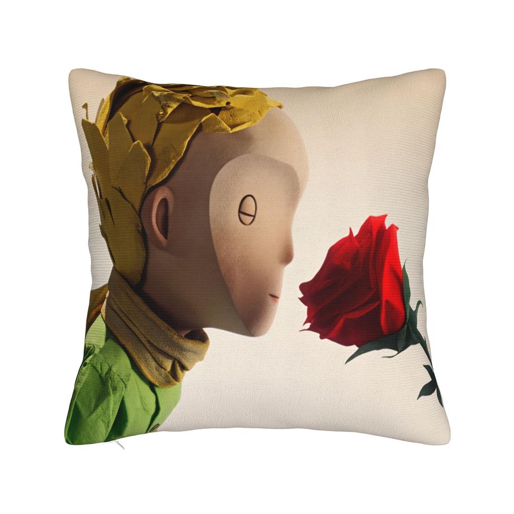 The Prince Fox Rose Pillow Case Soft Pillow Cover For Sofa Home Decoration Morden Pillowcases
