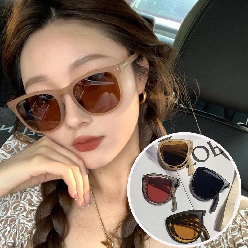 Folding sunglasses portable ultra light sun protection UV protection sunglasses for both men and women