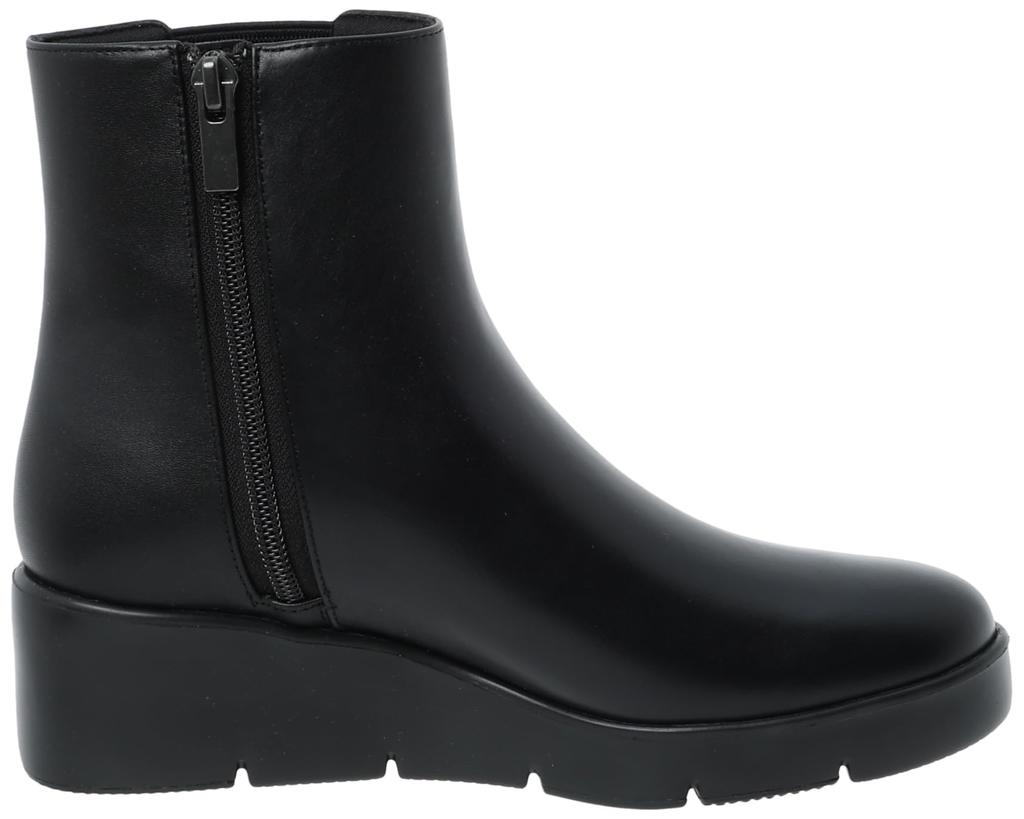 Fashion Boots Side Gore Wedge Short Boots 4041 B [Unleaf]