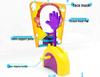Dual-Person Cream Pie Smash & Whisk Game - Large Foam Slap Desktop Prank