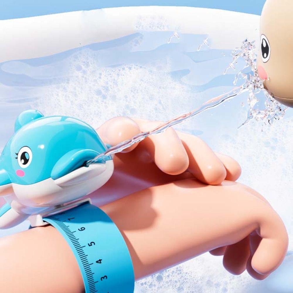 Bracelet Style Turtle Squirt Toy Squirt Function Dolphin Press Type Toy Wrist Water Toy  Bath Time