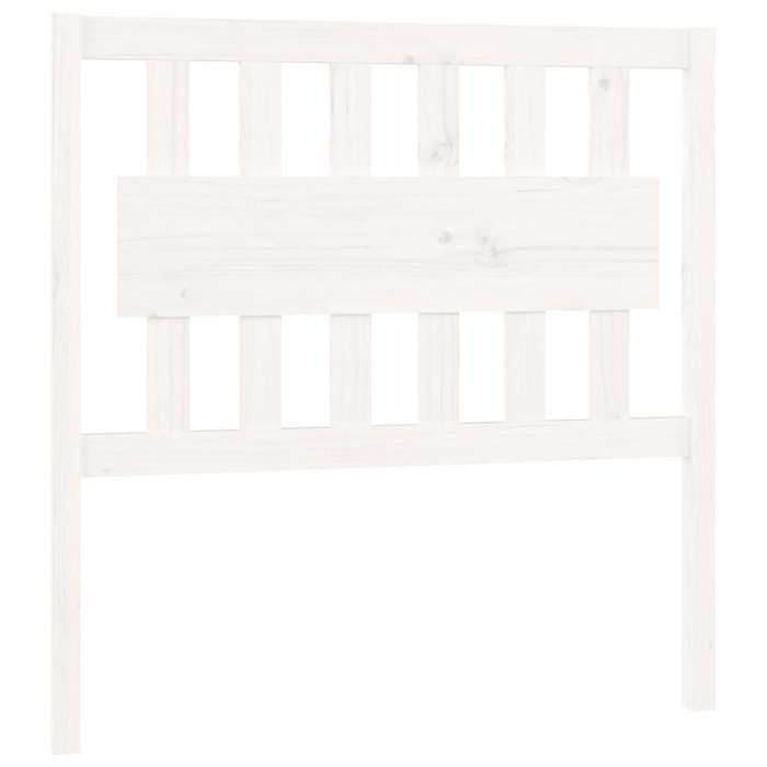 VidaXL Tête de lit Blanc 95,5x4x100 cm Bois massif de pin 818551