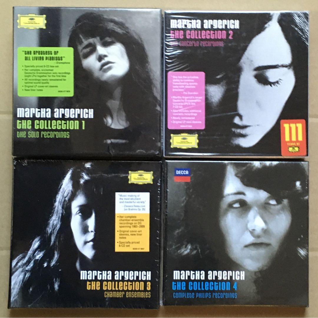 

[USED] Martha Argerich CD-BOX 4-box set, imported edition, solo piano collection, etc.