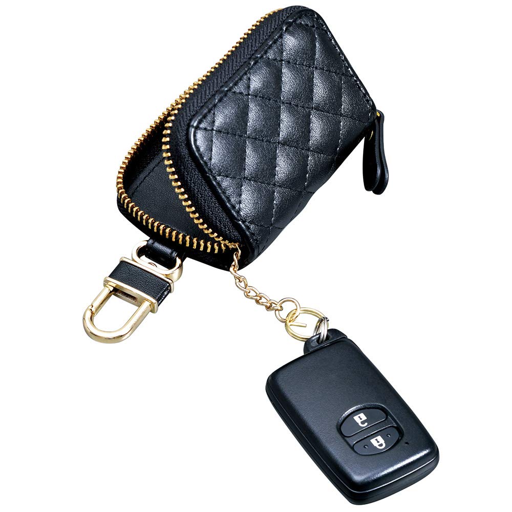 SEIWA Quilted Smart Key WA10 Case, Black,