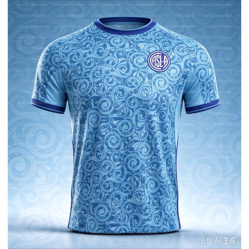 26‑27 San Lorenzo Football Jersey Shirt, Men New 3D Print Sports Tshirt, Match Training Breathable Quick Drying Soccer Shirt