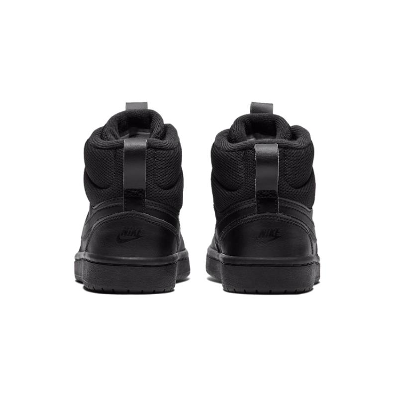 Nike Mid Top Kids' Skateboarding Shoes Black Children Aged 3 7 Years Old Sneakers BQ5442-001