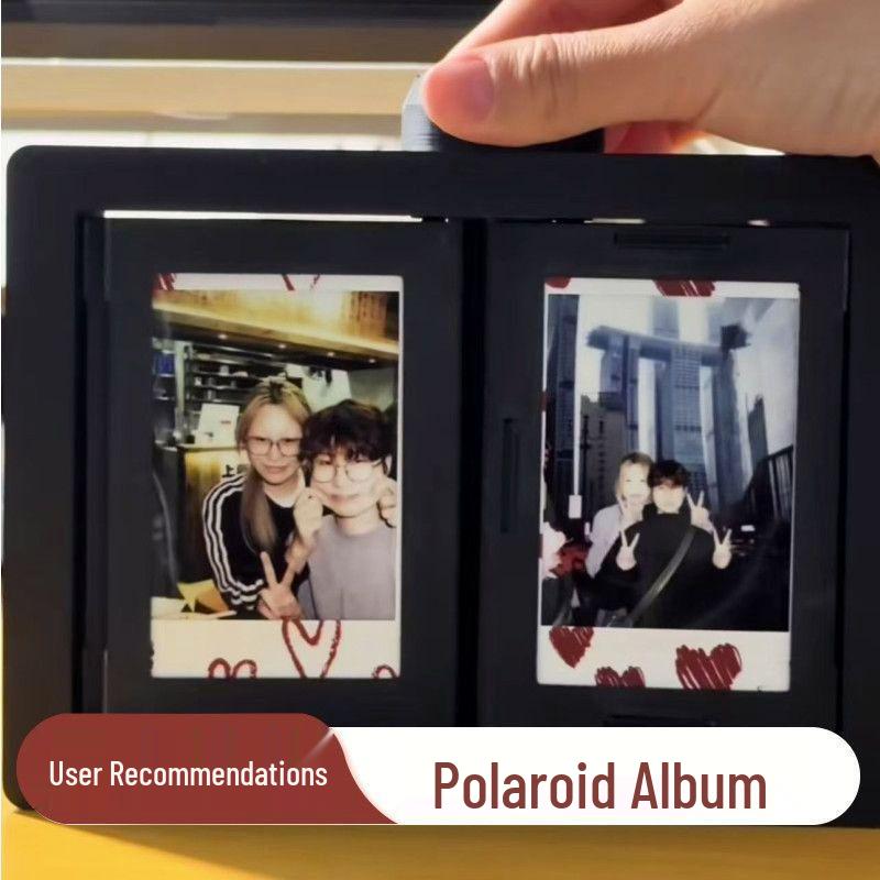 

Поворотна фоторамка Polaroid: Автоматичний дисплей для перегортання сторінок для 3-дюймових фотографій 17CM*12CM[cm]