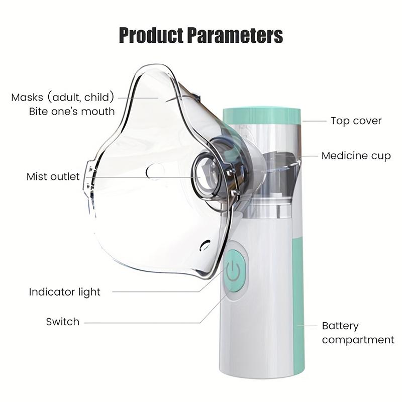 Medical Silent Mesh Nebulizer Handheld Asthma Inhaler Atomizer Children Health Care Mini Portable Nebulizer Humidifier