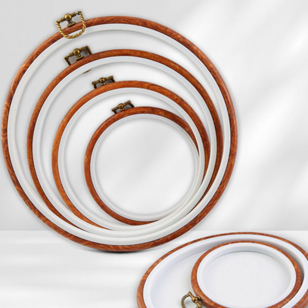 Cross Stitch Embroidery Hoop Multifunction Knitting Crafts Household for Beginner Starter Embroidery Rack