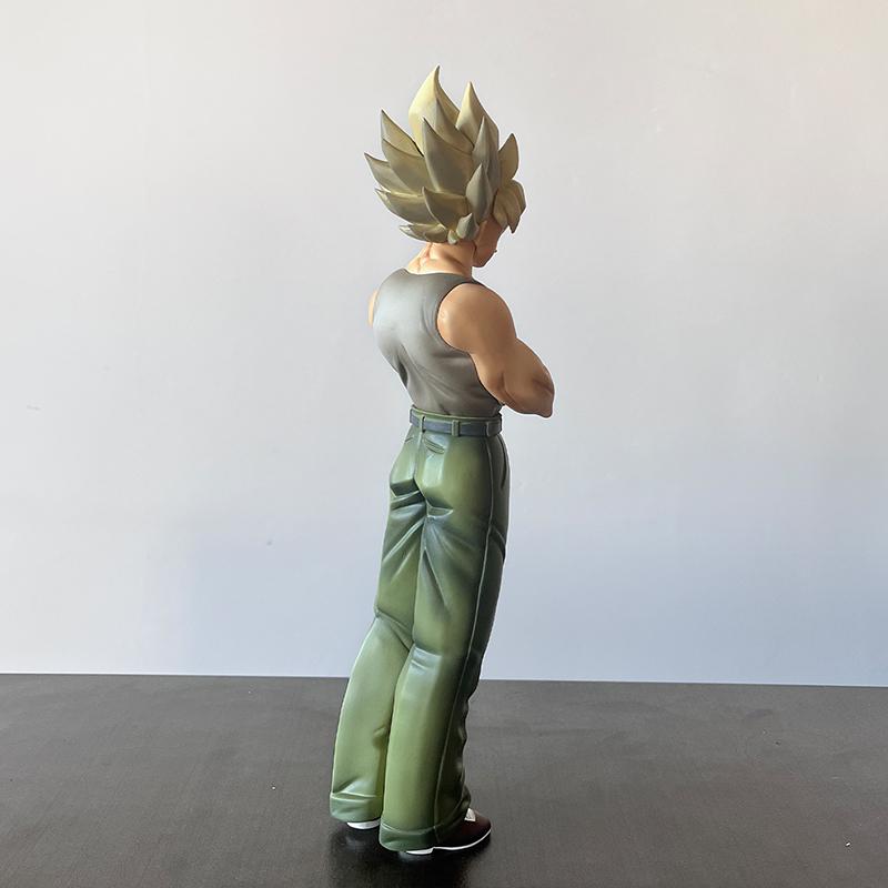 30.5cm Anime VF Casual Outfit Goku GK Figure Desktop Decorative Ornaments Removable Jacket Boy Toy Surprise Gift Collectible