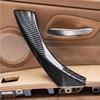ABS Carbon Fiber Inner Door Handle Pull Cover Case For BMW 3 series E90 2005-12