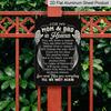 2D Flat Memorial for Mom & Dad for Remembering Loved Ones - Suitable for Memorial Day Aluminium Sign Wall Art for Home, Yard, Backyard, Patio & Porch