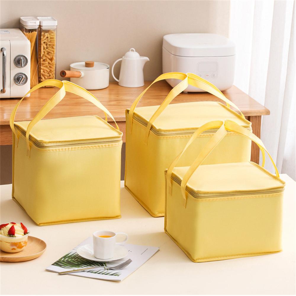 Lunch Bag Thermal Storage Box Cooler Bag Insulated Cake Bag For Meal Prep Picnic Outdoor Activities