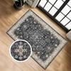 Retro Entrance Rug Ethnic Style Doormat Farmhouse Non-Slip Floor Mat Absorbent Living Room Rug