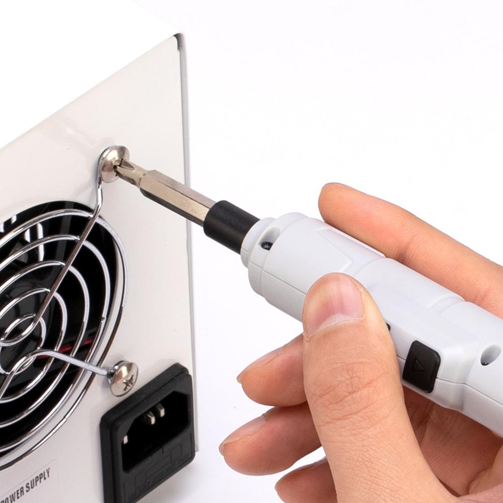 Elektroschrauber Akku Akku-Schraubendreher Akku-Präzisionsschraubendreher-Set Kabellose Bohrmaschine Elektroschrauber