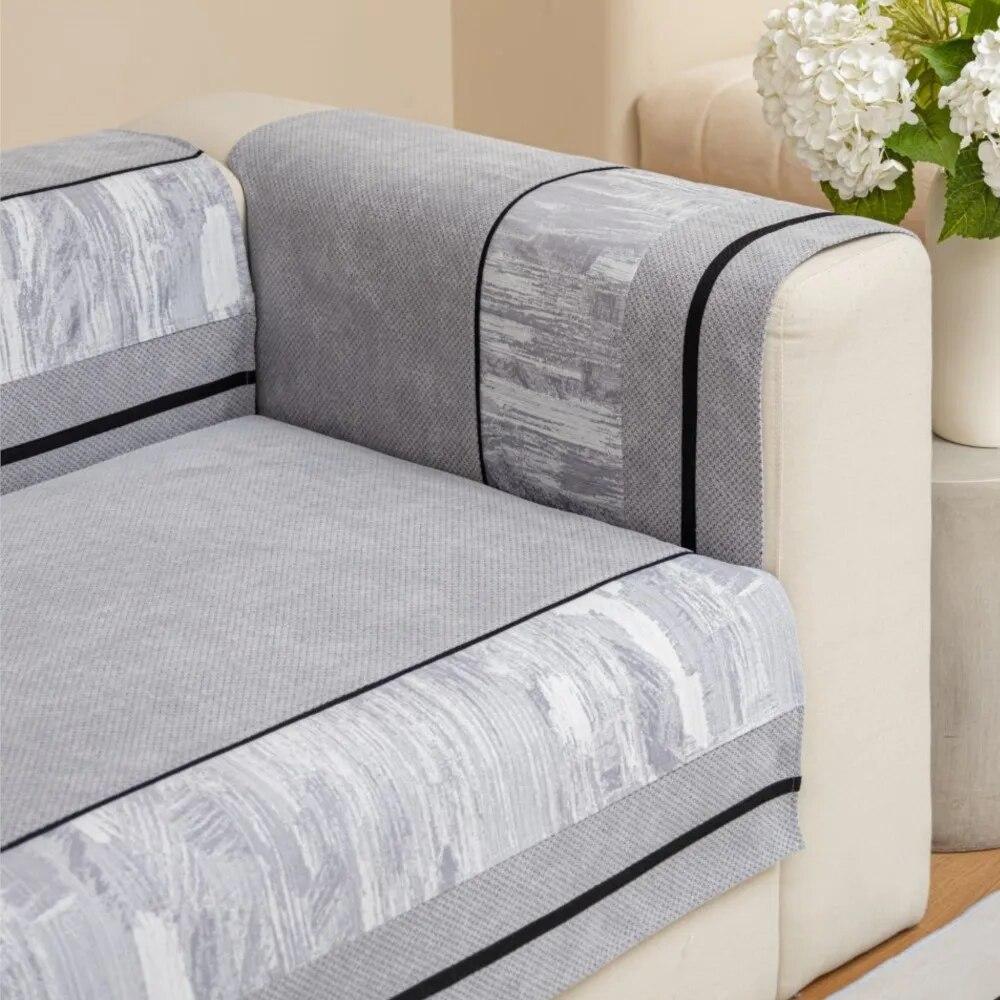 Nordic Patchwork Sofa Covers for Living Room Anti-Slip Dustproof Sofa Covers Universal Washable Sofas Two Seat Sofa Cushion