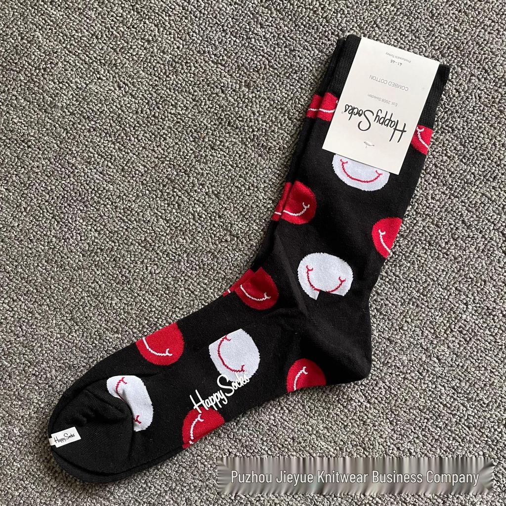 Hippy Happy Ανδρικές Ευέλικτες Μοντέρνες Μόδες Κάλτσες Μήκους Μέσης Γάμπας από Βαμβάκι