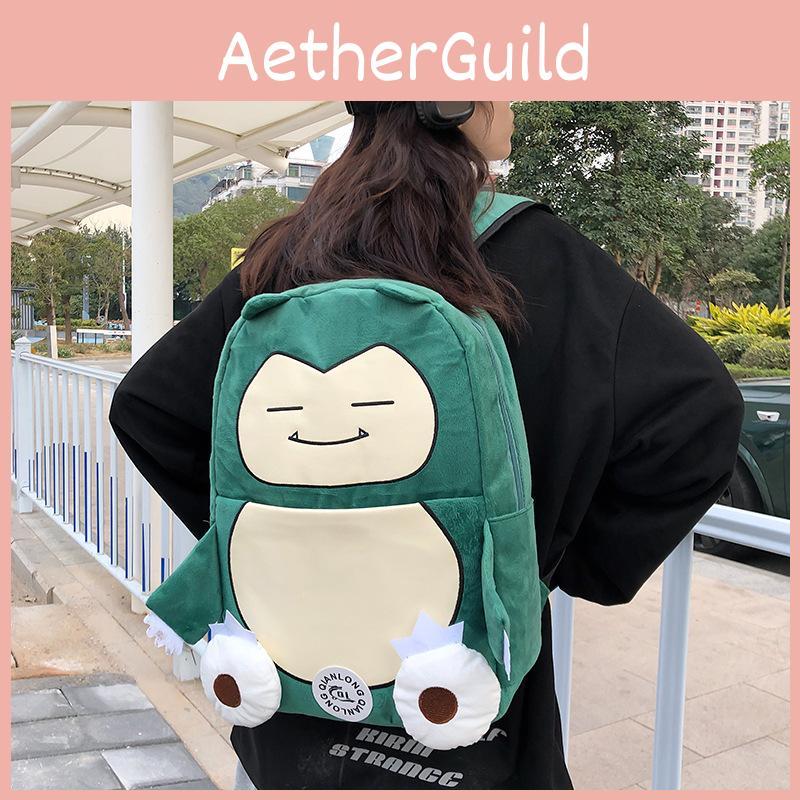 Snorlax Cute Pokmon Plush Backpack Couple Backpack For Students And Use Daily