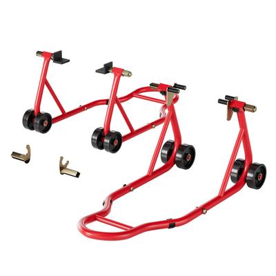 Motorcycle Stand, Motorcycle Lift, Set, FRONT REAR, 2 Pcs, Service
