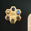 Honeycomb Pattern Medal Display Stand Sports Award Display  Medal Collection Showcase