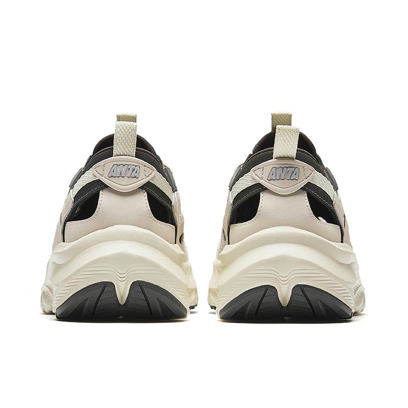 Anta Comfortable Versatile Hiking Sandals Lightweight Breathable Non-Slip Water Shoes Men Sandals Light-Gray 912528522-10
