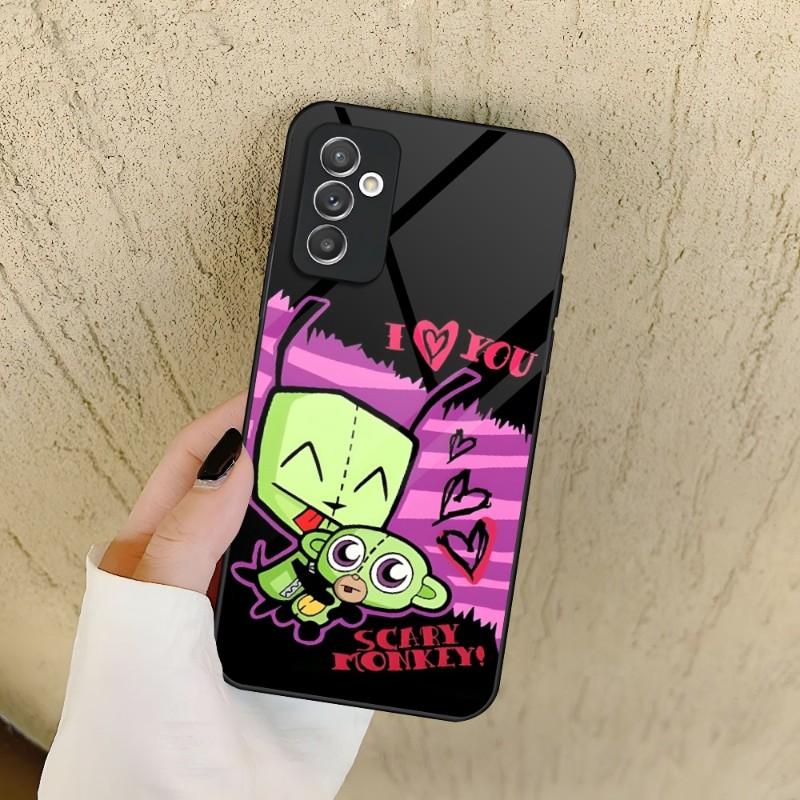 Invader Zim Telefoonhoesje Voor Samsung A72 A71 A70 A54 A52 A51 A50 A42 A40 A34 A33 A32 A31 A30 A22 A21 A20 A14 A12 A10 Glazen Cover
