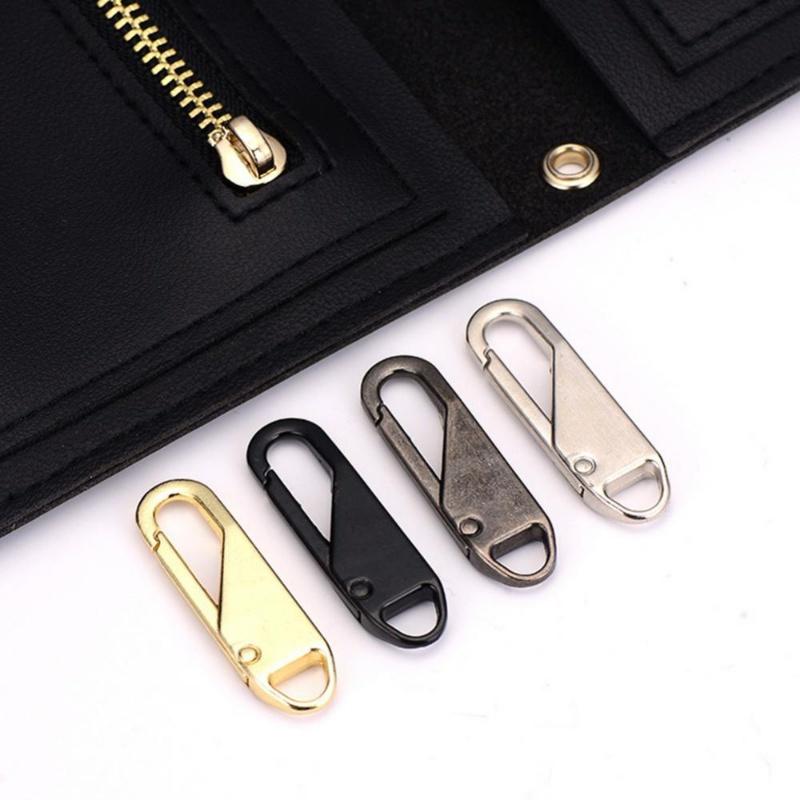 New 5Pc Multi-purpose Zip Instant Zipper Repair Kit Replacement Broken Buckle Travel Bag Suitcase Zipper Head DIY Sewing Craft