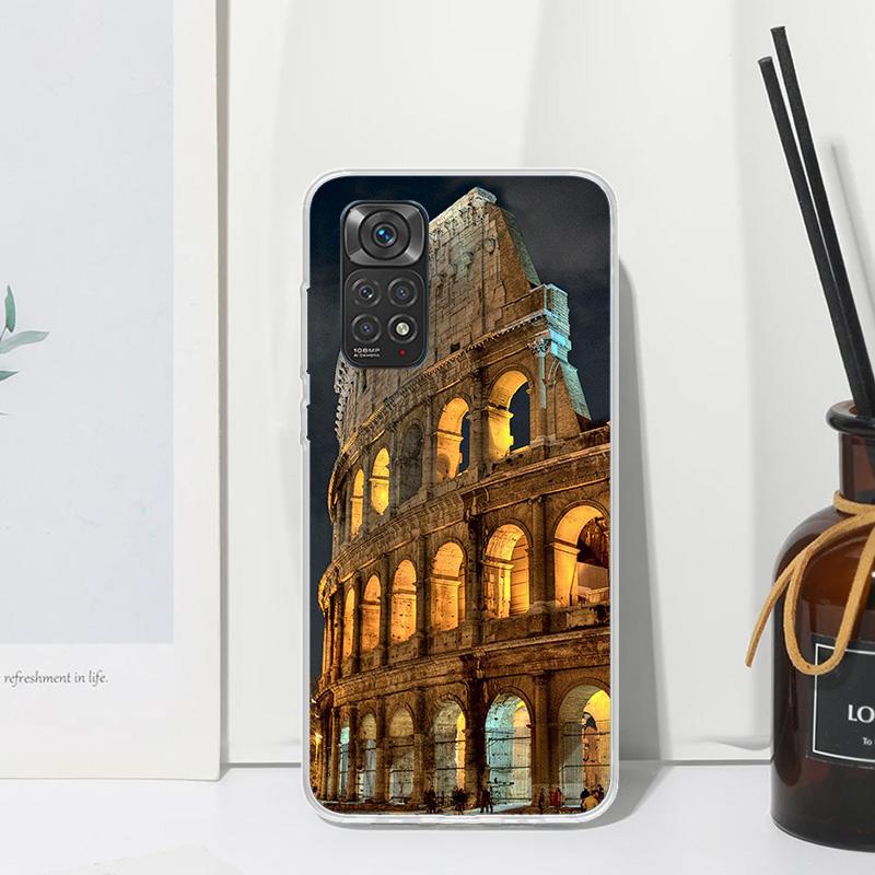 Roman Colosseum Phone Case For Xiaomi Redmi Note 15 13 14S 14 Pro Plus 12S 11S 10S 12 11E 10 11T Art Fundas Back Cover Redmi Not