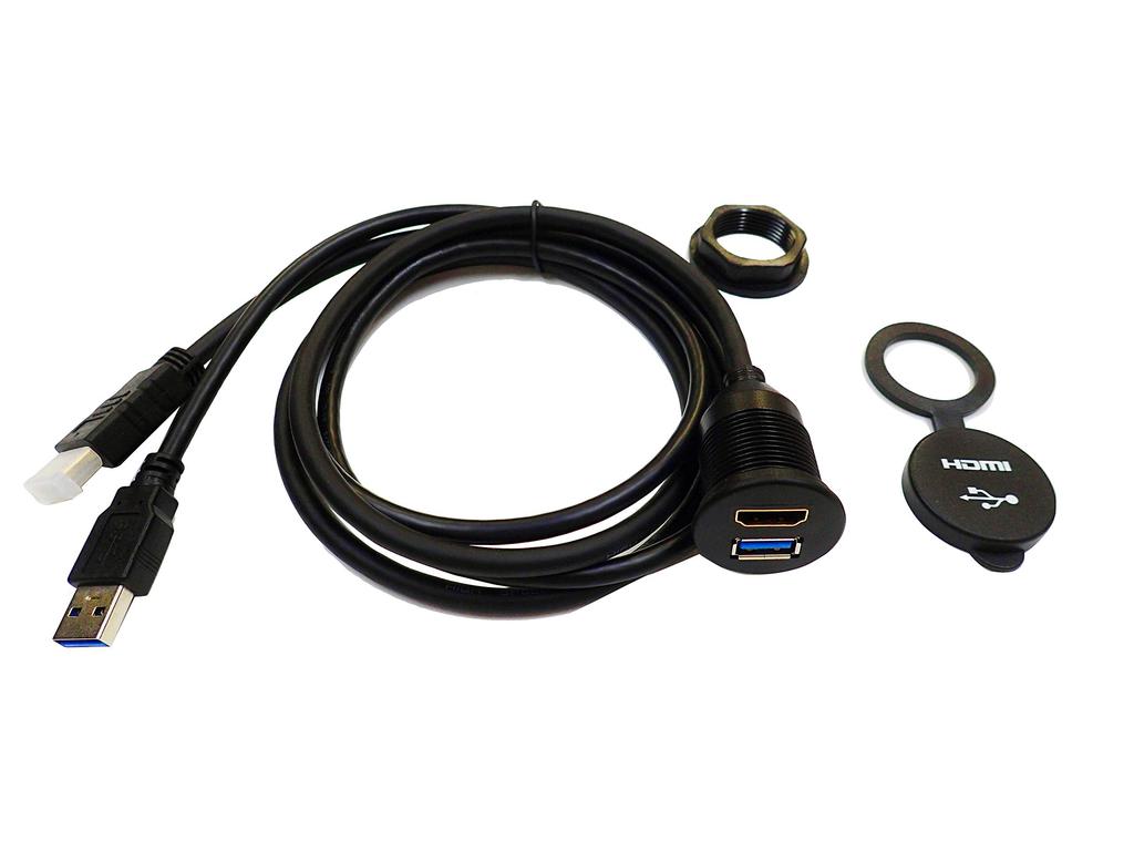 Suzuki USB Cable HDMI USB Adapter Set for Connecting Car Navigation System, Charging &