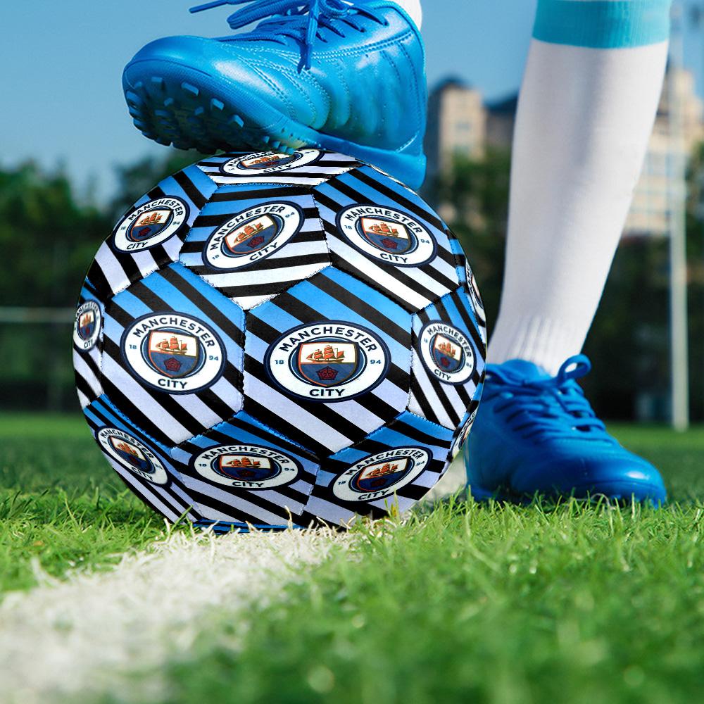 City Football Club Printed Size 5 Soccer Balls, High-Quality, Anti-Slip, Protective Football, A Unique Gift , Birthdays, Christmas Gifts