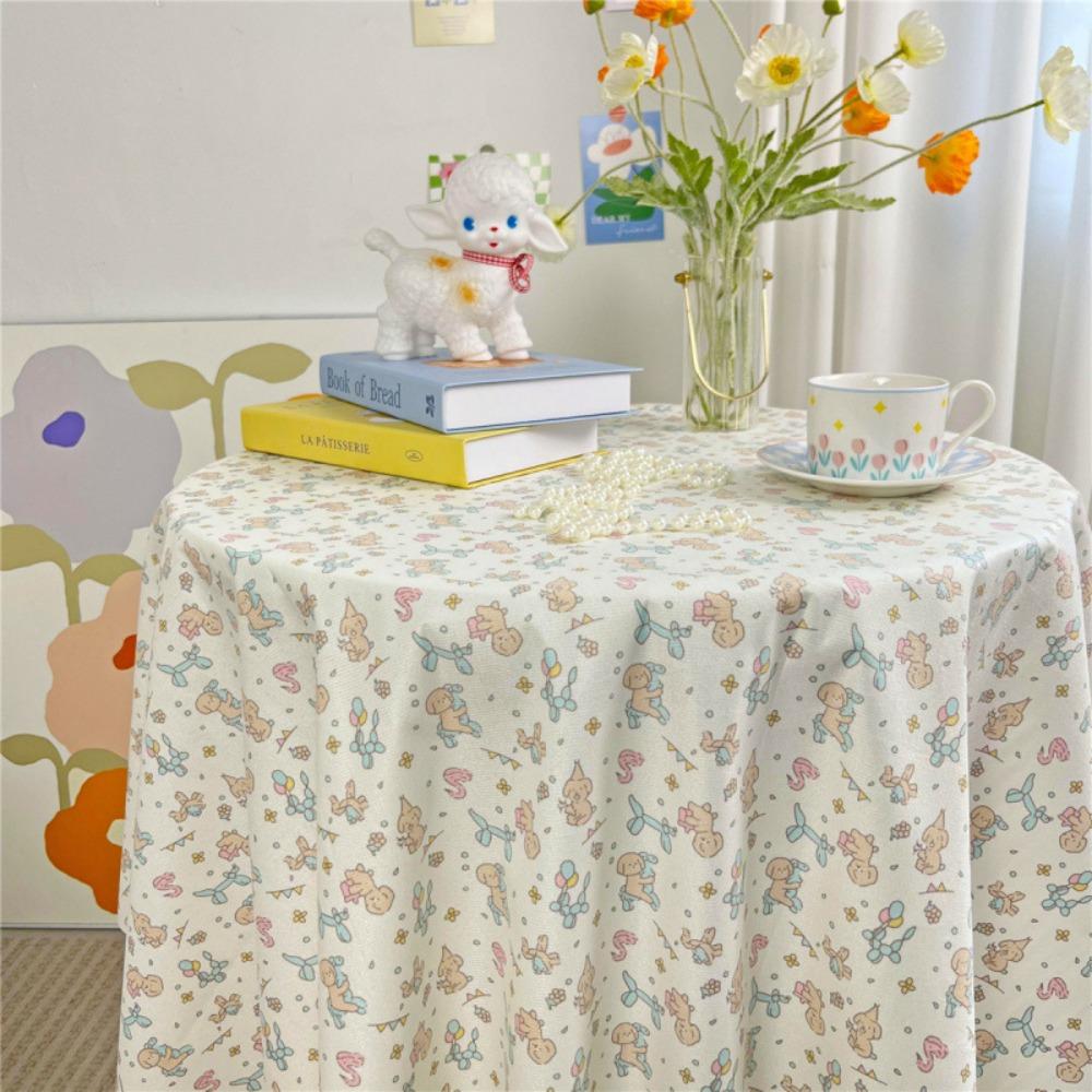 Chinese Style Printing Coffee Table Cover Vintage Picnic Mat Wedding Decor Floral Table Cloth  Home